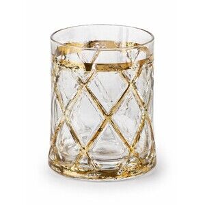 Vtge Mid Century Joseph Altuzarra Cocktail Barware set of 7 Glass tumblers